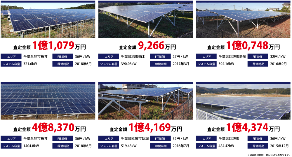 太陽光発電システムの買取多数有り！